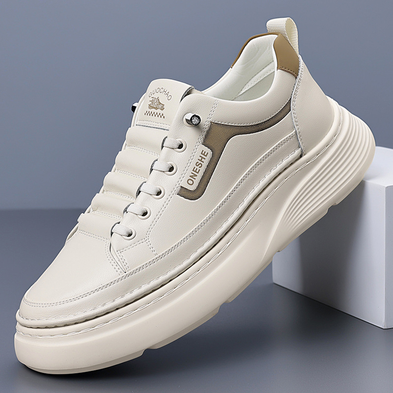 Men's White Casual Fashion Sneakers